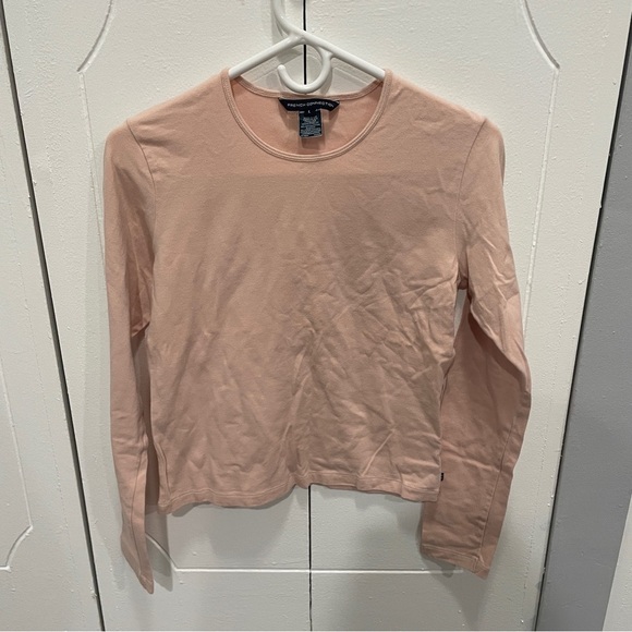 French Connection Light Pink Long Sleeve Shirt - Picture 1 of 9